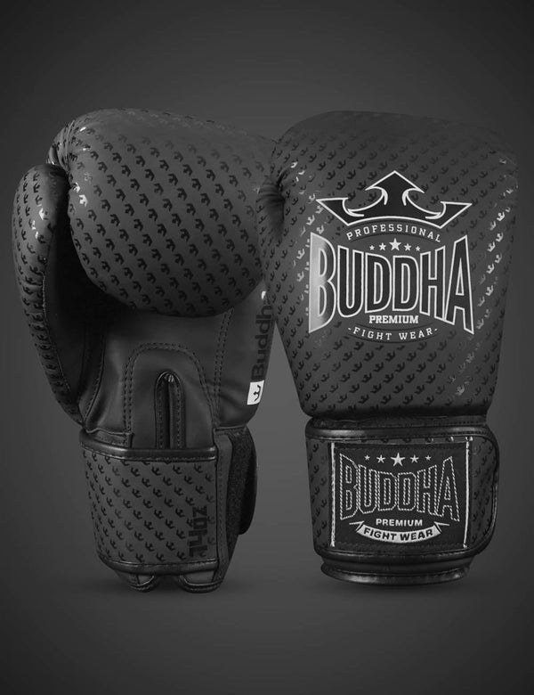 Guantes de boxeo de titanio negro mate 