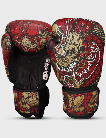 Dragon Boxing Gloves - Red